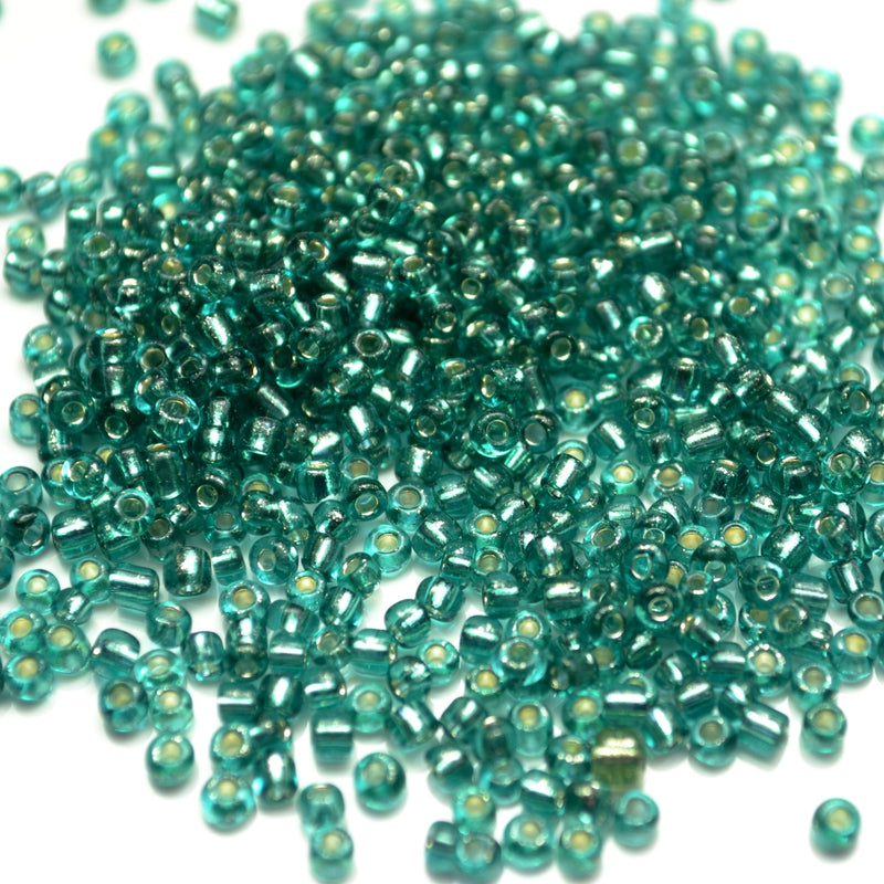 STAR BEADS: 5,000 x Turquoise Seed Glass Beads - 1.8x2mm (11/0) - Seed Beads