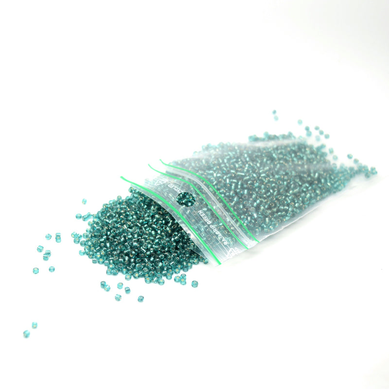 10,000 x Turquoise Seed Glass Beads - 1.8x2mm (11/0)