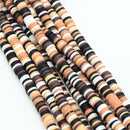 Heishi Polymer Clay Round Beads 6x1mm (3,100pcs/160Inch) - Mixed