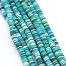 Heishi Polymer Clay Round Beads 6x1mm (3,100pcs/160Inch) - Mixed
