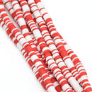 Heishi Polymer Clay Round Beads 6x1mm (3,100pcs/160Inch) - Mixed