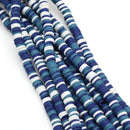 Heishi Polymer Clay Round Beads 6x1mm (3,100pcs/160Inch) - Mixed