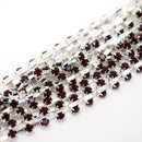 5 Metre Rhinestone Chains - Pick Colour