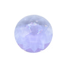 4 x Faceted Glass Round Disc Pendants 30mm - Lilac