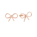 Cute & Stylish Bow Knot Tie Stud Earrings Sterling Silver 18k Gold Plated / Platinum Plated