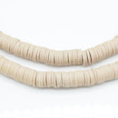 Heishi Polymer Clay Round Beads 8x1mm (620pc/32Inch) - Taupe