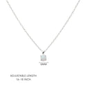 Classic Opal Round Drop Stylish Necklace Sterling Silver Platinum Plated