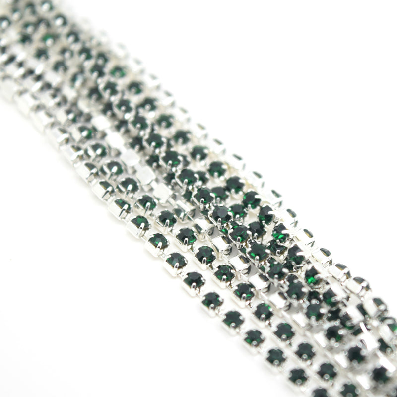 5 Metre Rhinestone Chains - Pick Colour