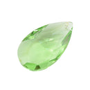 Teardrop Faceted Glass Pendants 22mm / 38mm - Peridot