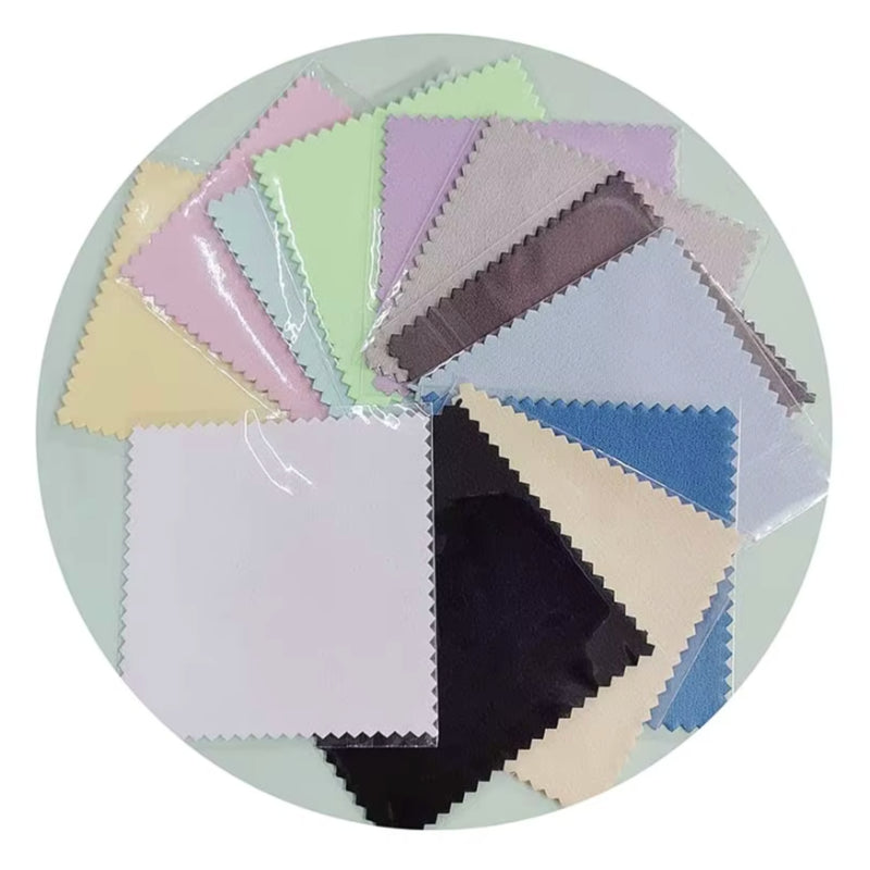 50pcs Microfibre Jewellery Polish Cloth 8x8cm