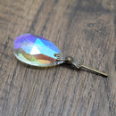 STAR BEADS: 100 x Chandelier Suncatcher Connectors - Bowtie / Antique Bronze - Findings