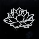 2 x Filigree SP Connectors - Lotus 40x55mm