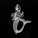 2 x Filigree SP Connectors - Mermaid 53x35mm