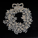 2 x Filigree SP Connectors - Wreath 55x47mm