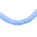 Heishi Polymer Clay Round Beads 6x1mm (740pc/34Inch) - Cornflower