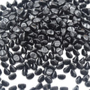 Czech Pressed Glass Pinch Beads 5x3mm (120pcs) - Black