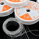Clear Elastic Beading Jewellery Making String 0.5mm, 0.6mm, 0.7m, 0.8mm, 1mm