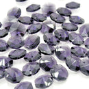 Octagon Glass Beads 14mm - Violet