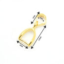 STAR BEADS: 20 x Brass Pinch Bail Pendant Findings 10mm - Antique Copper Plated - Bails