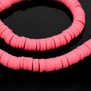 Heishi Polymer Clay Round Beads 6x1mm (740pc/34Inch) - Punch