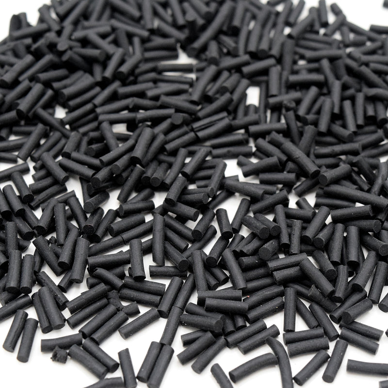 50g Polymer Clay Slices Sprinkle Resin Inclusions - Black 5mm