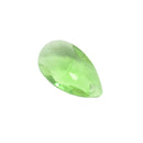 Teardrop Faceted Glass Pendants 22mm / 38mm - Peridot