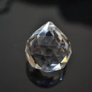 STAR BEADS: Crystal Clear 15mm, 30mm, 40mm Faceted Glass Ball Chandelier Sun-Catcher Pendant - Pendants